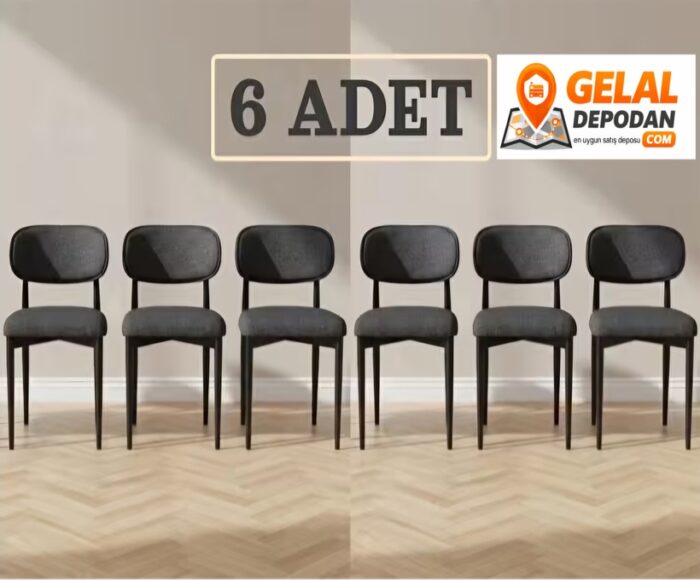 6 Adet Polo Sandalye
