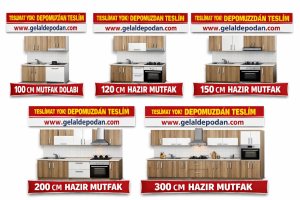 Hazır Mutfak Dolabı 3 Metre