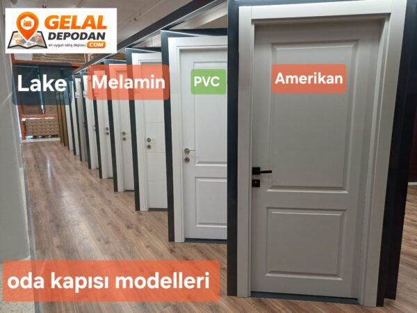 Beyaz Melamin İç Oda Kapısı